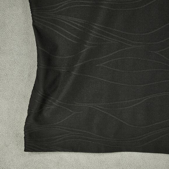 EP Pro Tour Tech Golf Polo Shirt XL Women Abstract Black 1/4 Button Short Sleeve - Picture 11 of 12